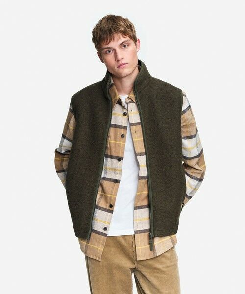 AIGLE / エーグル ダウンジャケット・ベスト | メリノウールブレンド スタンドカラーフリースベスト T-KIT | 詳細9
