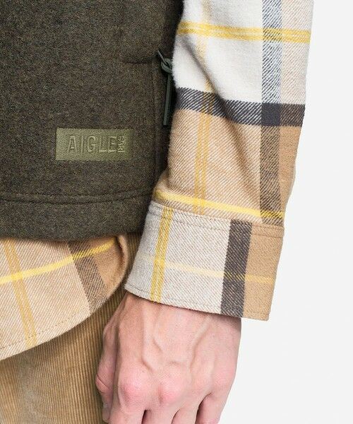 AIGLE / エーグル ダウンジャケット・ベスト | メリノウールブレンド スタンドカラーフリースベスト T-KIT | 詳細11