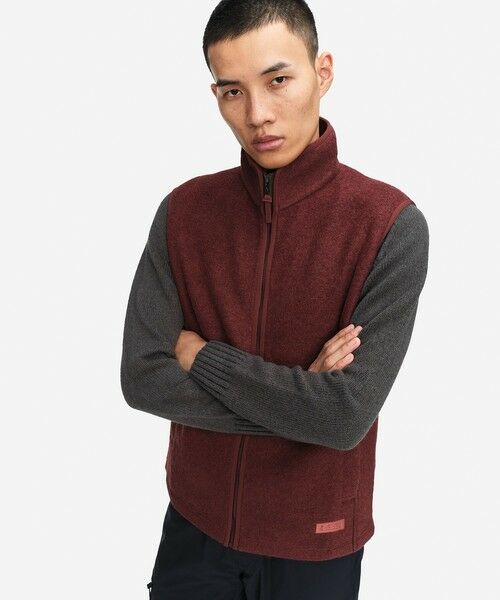 AIGLE / エーグル ダウンジャケット・ベスト | メリノウールブレンド スタンドカラーフリースベスト T-KIT | 詳細15