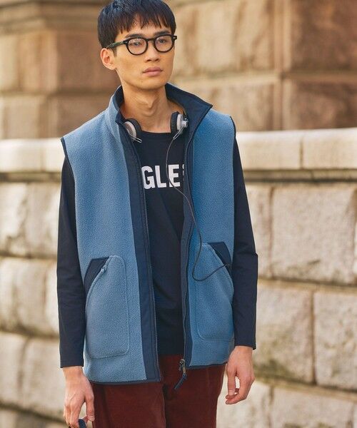 AIGLE / エーグル ダウンジャケット・ベスト | リバーシブルフリースベスト T-Kit 2WAY | 詳細3