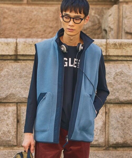 AIGLE / エーグル ダウンジャケット・ベスト | リバーシブルフリースベスト T-Kit 2WAY | 詳細4