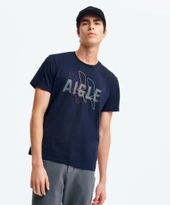 AIGLE / エーグル Tシャツ | 吸水速乾 抗菌防臭 ロゴプリントTシャツ
