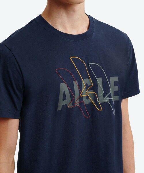 AIGLE / エーグル Tシャツ | 吸水速乾 抗菌防臭 ロゴプリントTシャツ | 詳細2