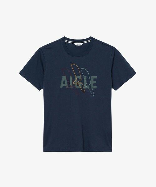 AIGLE / エーグル Tシャツ | 吸水速乾 抗菌防臭 ロゴプリントTシャツ | 詳細3