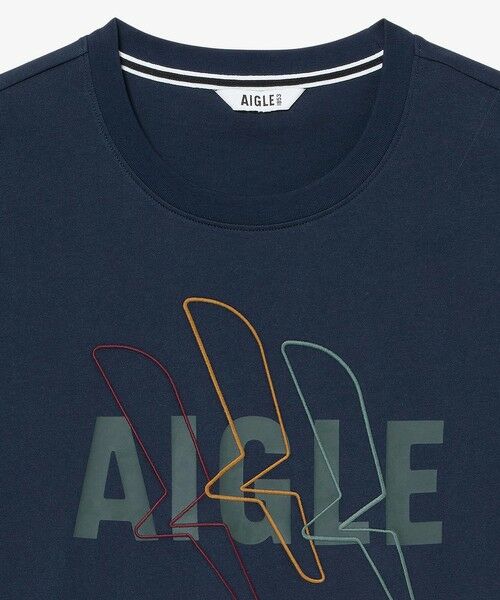 AIGLE / エーグル Tシャツ | 吸水速乾 抗菌防臭 ロゴプリントTシャツ | 詳細5