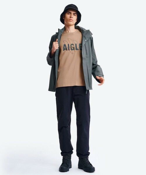AIGLE / エーグル Tシャツ | 吸水速乾 抗菌防臭 ロゴプリントTシャツ | 詳細9