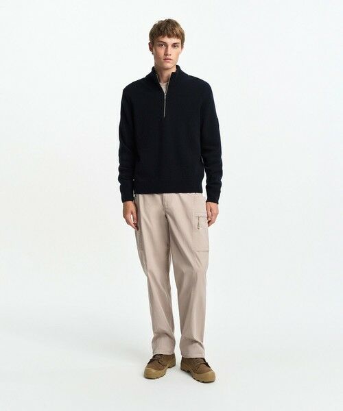 AIGLE / エーグル ニット・セーター | ハーフジップ ウールセーター | 詳細1