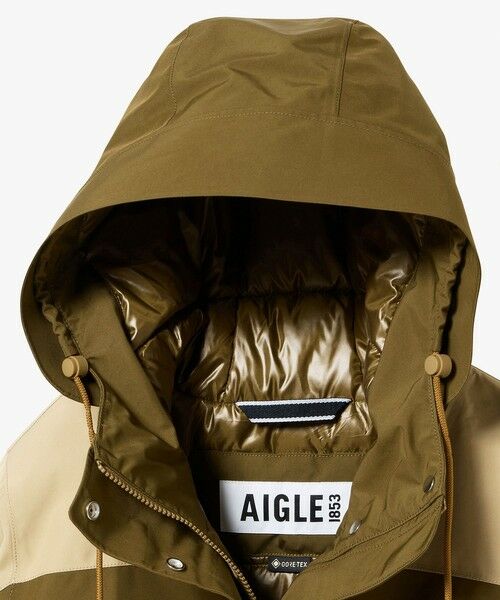 AIGLE / エーグル その他アウター | GORE-TEX ゴアテックス 防水 防風 透湿 PRIMALOFT プリマロフト中綿 カラーブロックダウンコート | 詳細10
