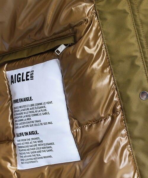 AIGLE / エーグル その他アウター | GORE-TEX ゴアテックス 防水 防風 透湿 PRIMALOFT プリマロフト中綿 カラーブロックダウンコート | 詳細7