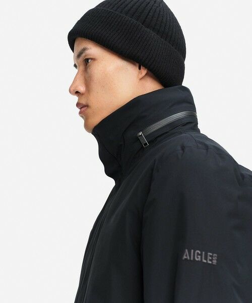AIGLE / エーグル その他アウター | GORE=TEX ゴアテックス 防風 防水 透湿 2レイヤーロングジャケット / フード収納可 | 詳細1