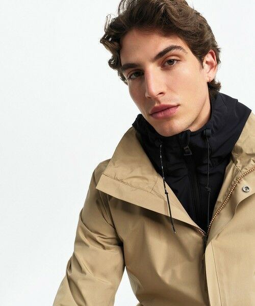 AIGLE / エーグル その他アウター | GORE=TEX ゴアテックス 防風 防水 透湿 2レイヤーロングジャケット / フード収納可 | 詳細9