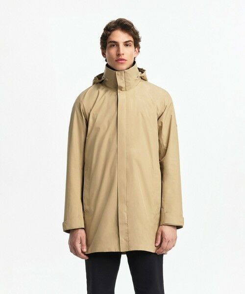 AIGLE / エーグル その他アウター | GORE=TEX ゴアテックス 防風 防水 透湿 2レイヤーロングジャケット / フード収納可 | 詳細12