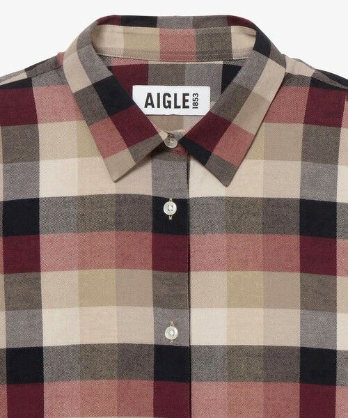 AIGLE / エーグル シャツ・ブラウス | フランネルチェックシャツ | 詳細7