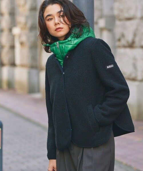 AIGLE / エーグル ニットキャップ | クリスマスカプセルコレクション 撥水 キルティングフード バラクラバ | 詳細16