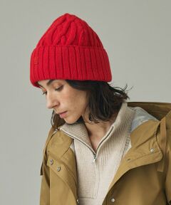 AIGLE / エーグル ニットキャップ | ケーブルニットビーニー