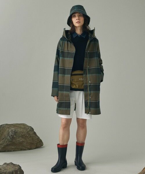 AIGLE / エーグル ハット | 撥水 チェック バケットハット | 詳細3