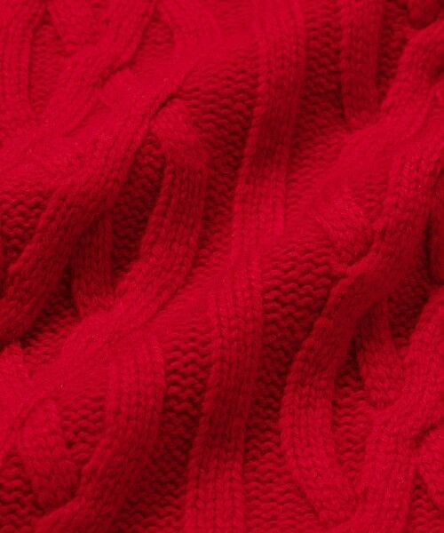 AIGLE / エーグル マフラー・ショール・スヌード・ストール | ケーブルニットウールマフラー | 詳細14