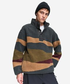 AIGLE / エーグル ニット・セーター | カモフラージュ ハイネックフリースブルゾン