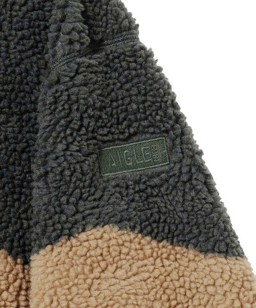 AIGLE / エーグル ニット・セーター | カモフラージュ ハイネックフリースブルゾン | 詳細11