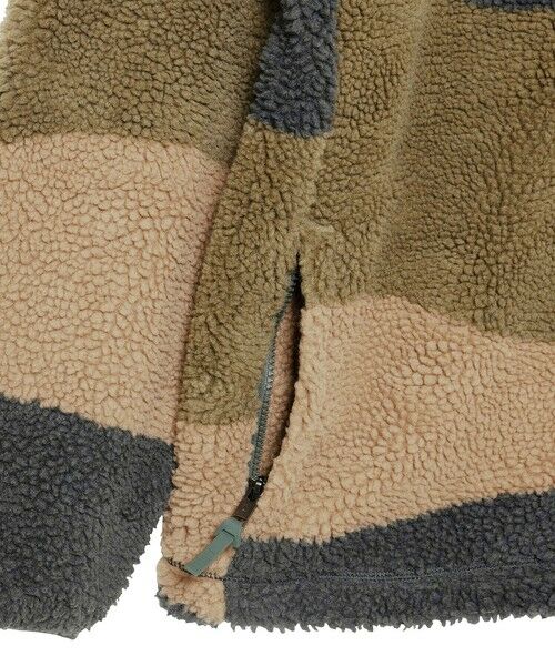 AIGLE / エーグル ニット・セーター | カモフラージュ ハイネックフリースブルゾン | 詳細12