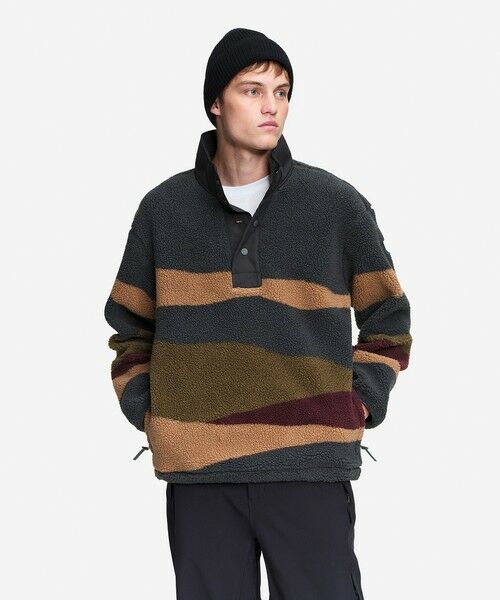 AIGLE / エーグル ニット・セーター | カモフラージュ ハイネックフリースブルゾン | 詳細2