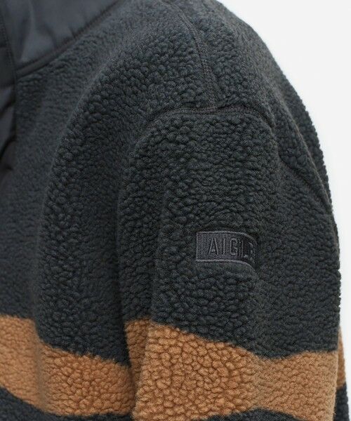 AIGLE / エーグル ニット・セーター | カモフラージュ ハイネックフリースブルゾン | 詳細4