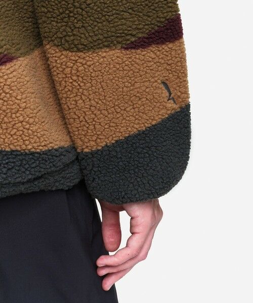 AIGLE / エーグル ニット・セーター | カモフラージュ ハイネックフリースブルゾン | 詳細5