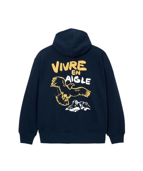 AIGLE / エーグル パーカー | リミテッドエディション イーグル イン シティ バックプリント スウェットパーカー | 詳細5