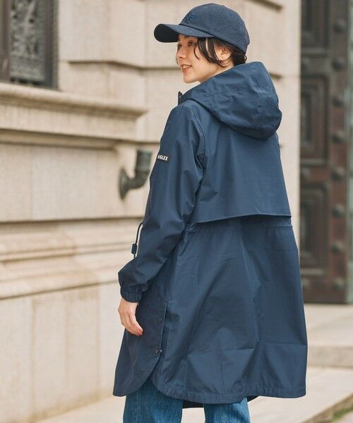 AIGLE / エーグル トレンチコート | 透湿 防水 防風 2.5レイヤー フーデッドロングコート RP | 詳細3