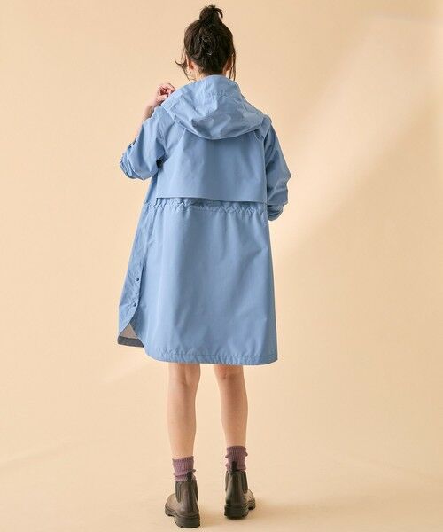 AIGLE / エーグル トレンチコート | 透湿 防水 防風 2.5レイヤー フーデッドロングコート RP | 詳細17