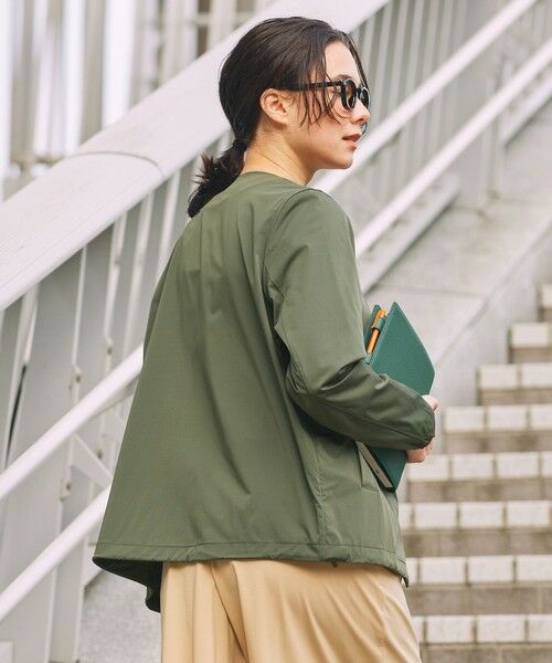 AIGLE / エーグル ノーカラージャケット | UVカット 撥水 ストレッチノーカラージャケット RP | 詳細3