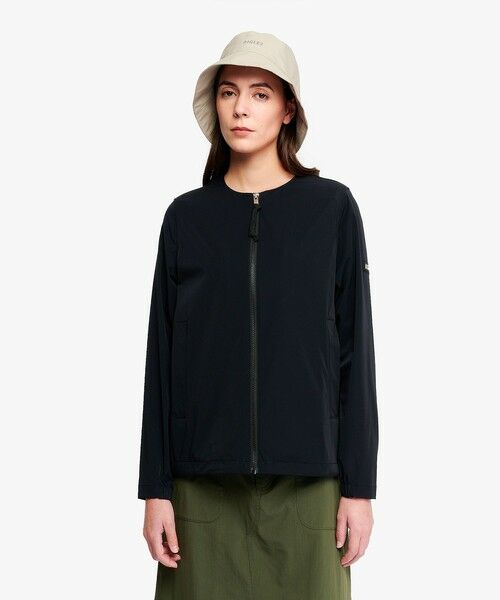 AIGLE / エーグル ノーカラージャケット | UVカット 撥水 ストレッチノーカラージャケット RP | 詳細9