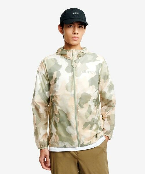 AIGLE / エーグル ナイロンジャケット | 超軽量 撥水 プリントジャケット RP | 詳細15