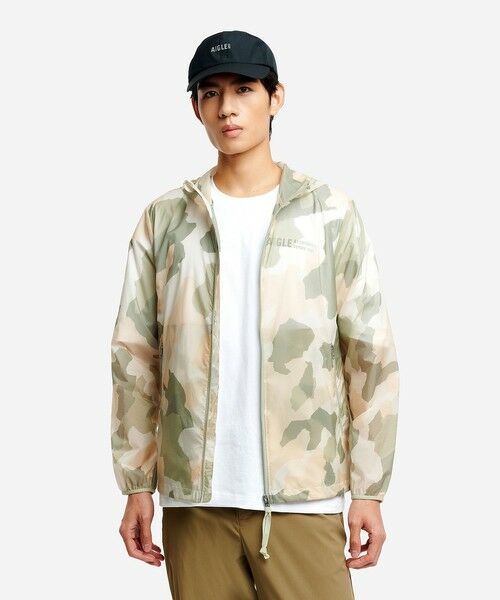 AIGLE / エーグル ナイロンジャケット | 超軽量 撥水 プリントジャケット RP | 詳細16