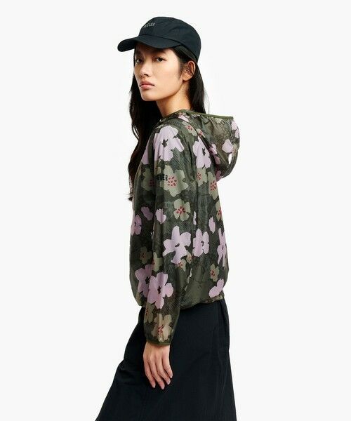 AIGLE / エーグル ナイロンジャケット | UVカット 撥水 プリントフーデッドジャケット RP | 詳細4