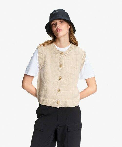 AIGLE / エーグル ベスト | ノースリーブ ニットベスト | 詳細3