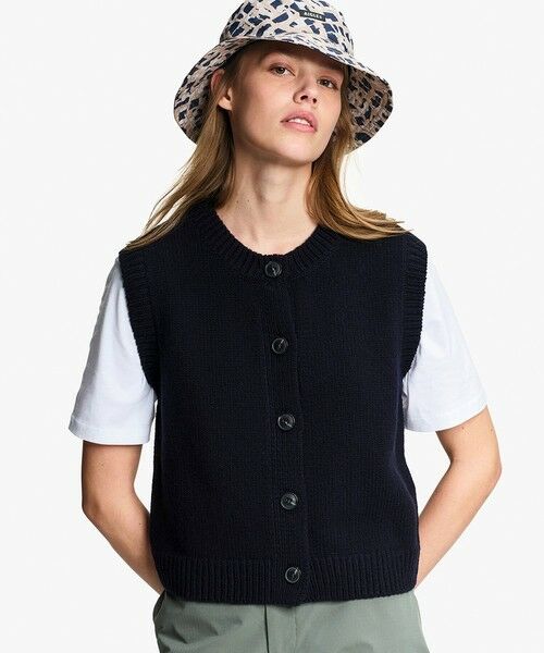 AIGLE / エーグル ベスト | ノースリーブ ニットベスト | 詳細8