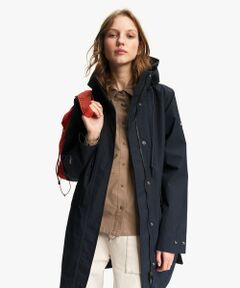 AIGLE / エーグル その他アウター | GORE-TEX ゴアテックス 防風 防水 透湿 ロングフーデッドフィッシュテールジャケット