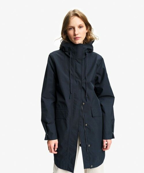 AIGLE / エーグル その他アウター | GORE-TEX ゴアテックス 防風 防水 透湿 ロングフーデッドフィッシュテールジャケット | 詳細2