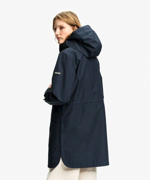 AIGLE / エーグル その他アウター | GORE-TEX ゴアテックス 防風 防水 透湿 ロングフーデッドフィッシュテールジャケット | 詳細3