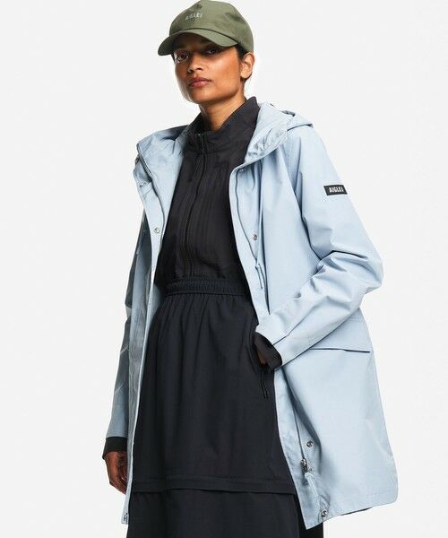 AIGLE / エーグル その他アウター | GORE-TEX ゴアテックス 防風 防水 透湿 ロングフーデッドフィッシュテールジャケット | 詳細7