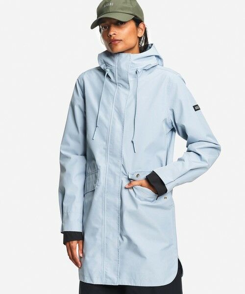 AIGLE / エーグル その他アウター | GORE-TEX ゴアテックス 防風 防水 透湿 ロングフーデッドフィッシュテールジャケット（ライトブルー）