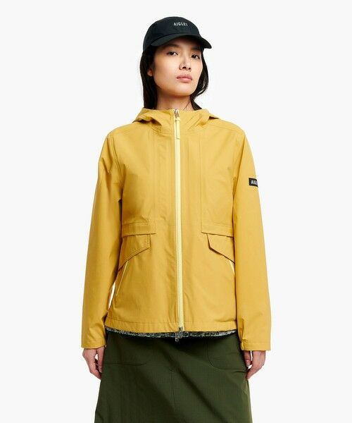 AIGLE / エーグル その他アウター | GORE-TEX ゴアテックス 防風 防水 透湿 3レイヤー フーディジャケット(イエロー)