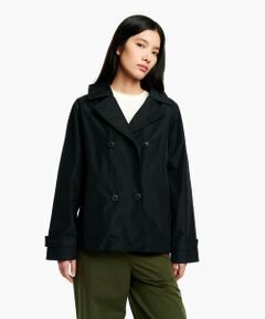 AIGLE / エーグル トレンチコート | 防風 透湿 防水 GORE-TEX ゴアテックス ショートトレンチコート / フード取り外し可