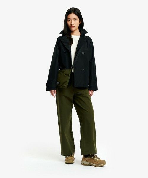 AIGLE / エーグル トレンチコート | 防風 透湿 防水 GORE-TEX ゴアテックス ショートトレンチコート / フード取り外し可 | 詳細2
