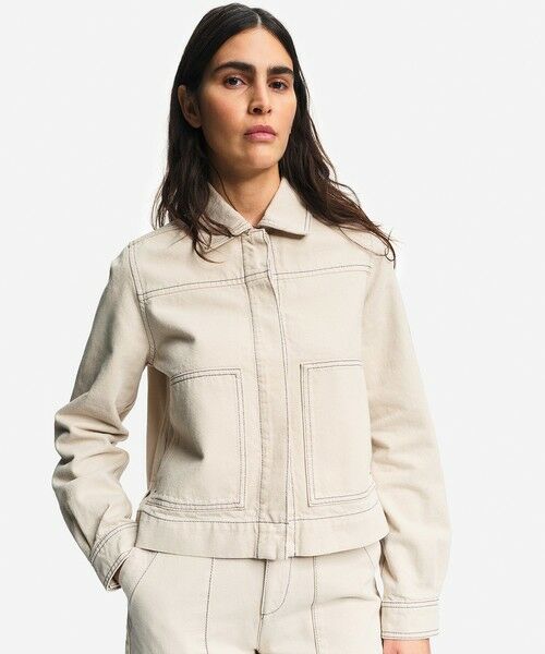 AIGLE / エーグル Gジャン・デニムジャケット | ライトツイル ワークウェアジャケット | 詳細2