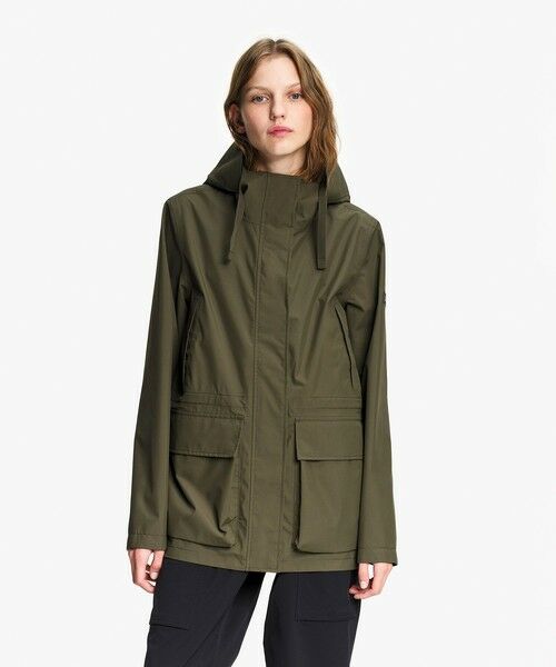 AIGLE / エーグル その他アウター | 透湿防水 フラップポケット フィッシュテールジャケット（モスグリーン）