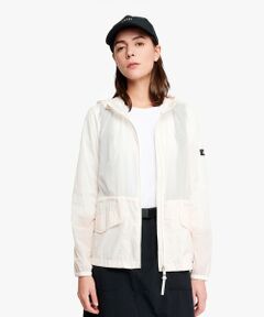 AIGLE / エーグル ナイロンジャケット | 超軽量 撥水 UVカット フーディショートジャケット