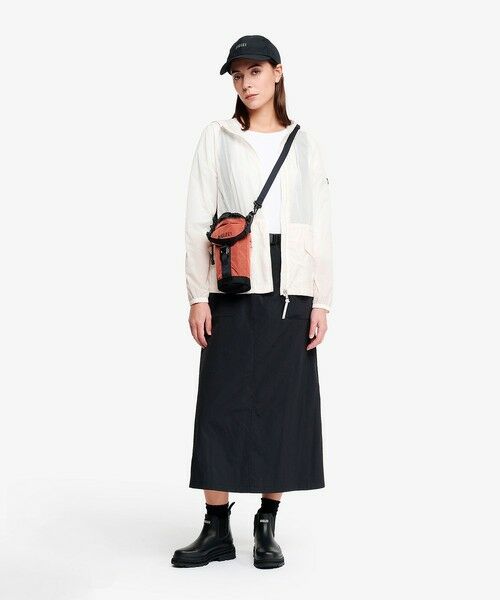 AIGLE / エーグル ナイロンジャケット | 超軽量 撥水 UVカット フーディショートジャケット | 詳細1