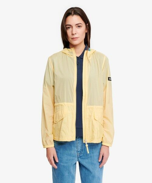 AIGLE / エーグル ナイロンジャケット | 超軽量 撥水 UVカット フーディショートジャケット | 詳細4